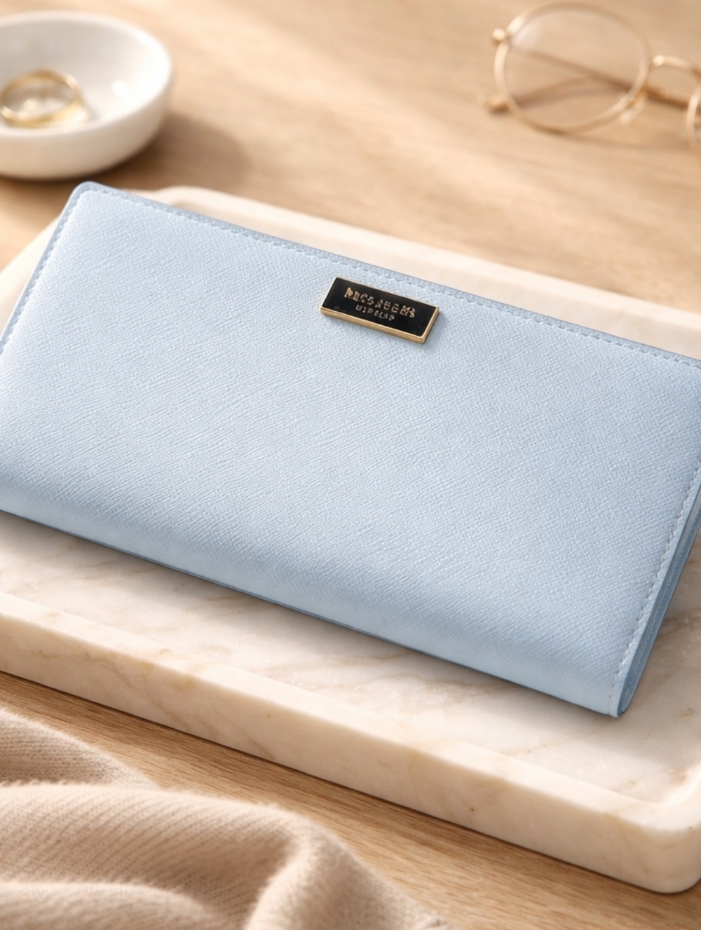 Kate Spade Blue Snap Wallet